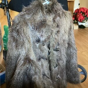 Fabulous faux fur jacket size small
